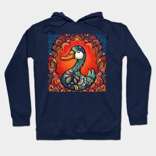 Quacky, the Colorful Duck Hoodie